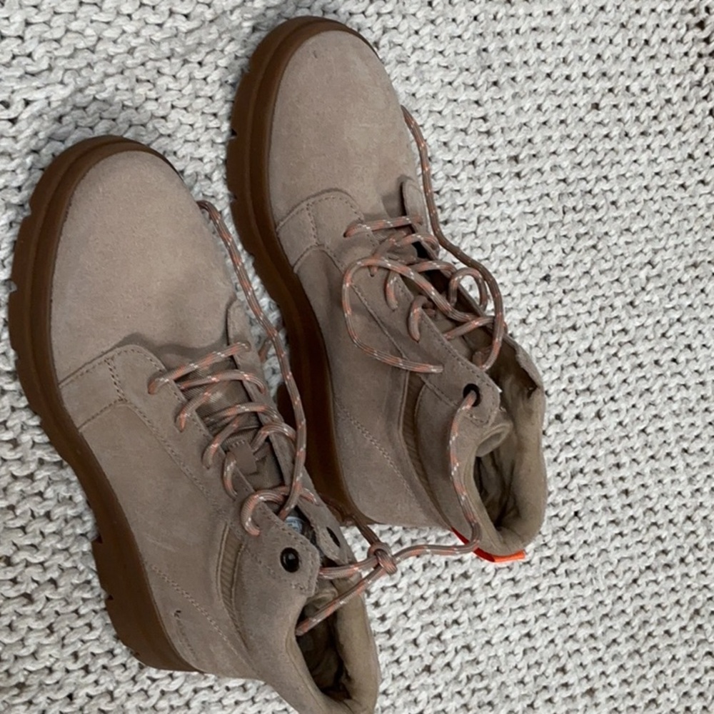Koolaburra Tan Ankle Boots with Suede Finish
